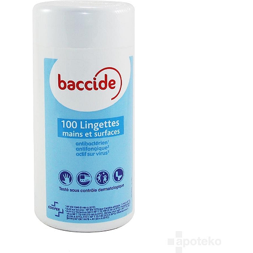 Lingettes Désinfectantes Biodégradables Stericid Paquet De 100